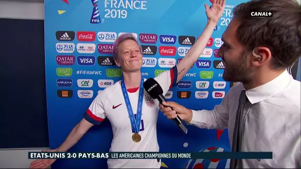 Le mot de la fin pour Megan Rapinoe...