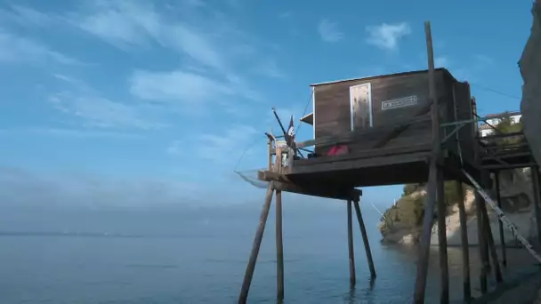 Un vacancier a construit son propre carrelet à Meschers-sur-Gironde (17)