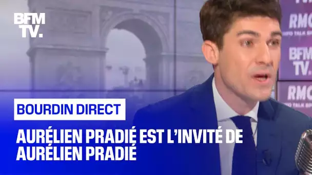 Aurélien Pradié face à Jean-Jacques Bourdin en direct