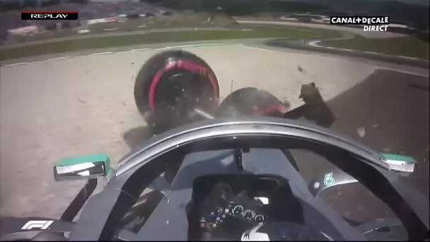 Grand Prix d'Autriche - Violent crash pour Bottas lors des essais libres 2