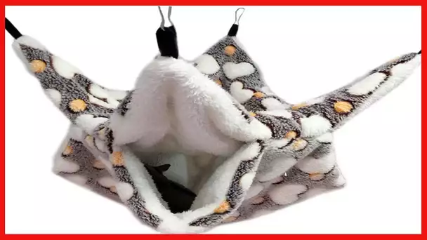 Oncpcare Small Pet Cage Hammock, Bunkbed Sugar Glider Hammock, Guinea Pig Cage Accessories Bedding