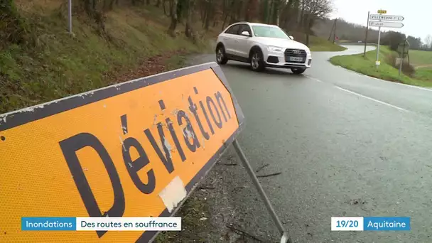 Une facture de plusieurs millions d'euros pour réparer les routes après les inondations