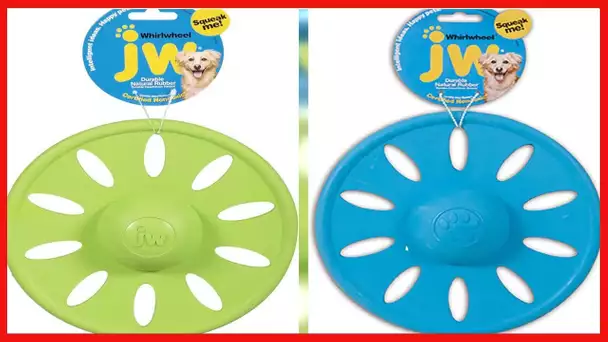 JW Pet Company Whirlwheel Flying Disk Dog Toy, Large, Colors Vary, 209095