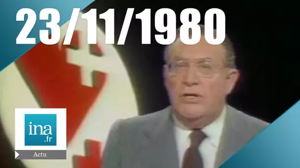 20h Antenne 2 du 23 novembre 1980 - élections législatives partielles | Archive INA