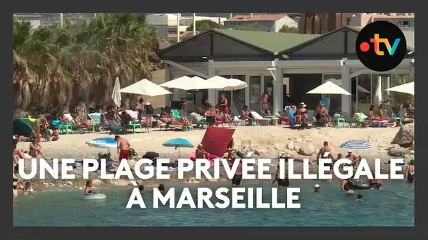 Loi littoral : un établissement privé illégal sur la plage du Prado à Marseille