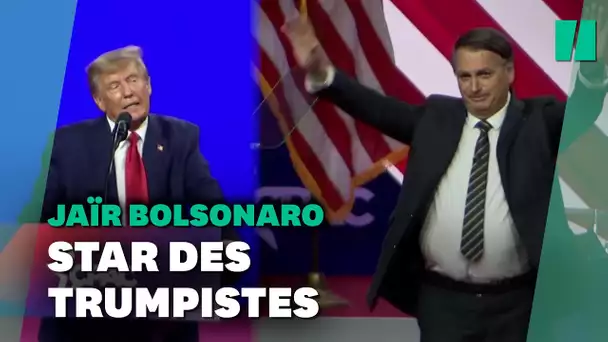 Bolsonaro et Trump font le show devant des militants conservateurs en folie