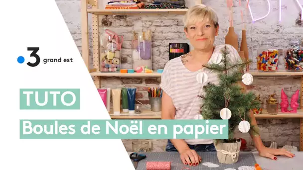 Tuto origami : créer des boules de Noël en pliant du papier