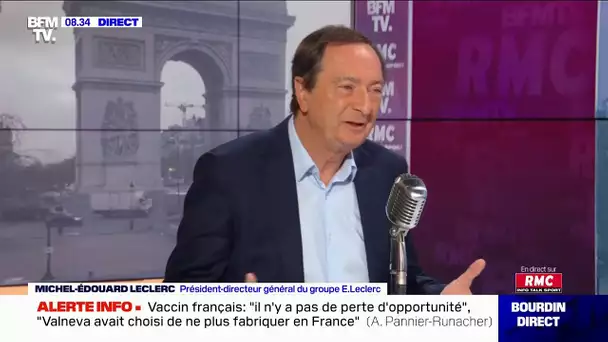 Michel-Edouard Leclerc face à Jean-Jacques Bourdin sur RMC et BFMTV