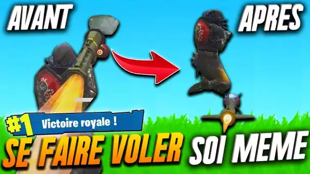 🔥 COMMENT SE FAIRE VOLER AU MISSILE SOI-MÊME sur FORTNITE TOP 1 BATTLE ROYALE