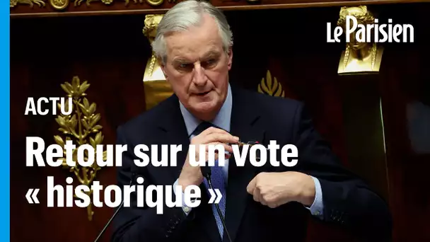 Des discours aux résultats : retour un vote qui a fait chuter Barnier