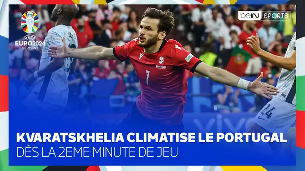 🏆 EURO 2024 : Kvaratskhelia CLIMATISE le Portugal à la 2eme MINUTE DE JEU !!!