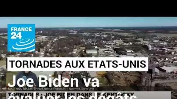 Etats-Unis : Joe Biden en visite dans le Kentucky après les tornades pour évaluer les dégâts