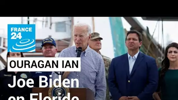 Joe Biden lance un message d'unité en Floride, meurtrie par l'ouragan Ian • FRANCE 24