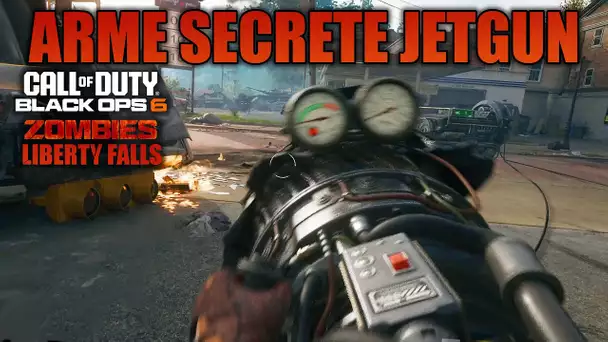 AVOIR L'ARME SECRETE "JETGUN" SUR LIBERTY FALLS ! (BLACK OPS 6 ZOMBIE SECRET)