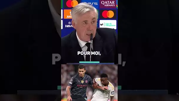 🤨💥 Ancelotti espère un échec de Manchester City en Ligue des Champions ! #shorts