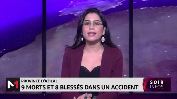 Province d’Azilal: 9 morts et 8 blessés dans un accident