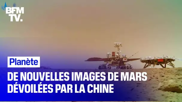 La Chine dévoile de nouvelles images de Mars