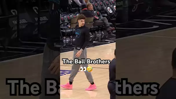 Brotherly love between Lonzo & LaMelo Ball! 🤣🙌|#Shorts