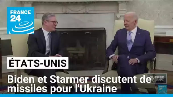 Biden et Starmer discutent des missiles longue portée pour l'Ukraine • FRANCE 24