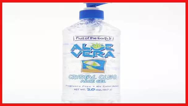 Fruit of the Earth Aloe Vera Gel - Cool Blue - 20 Ounce