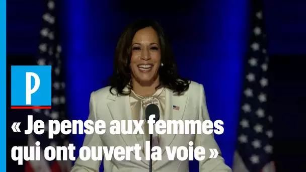 Kamala Harris : " Je suis la première vice-présidente, mais pas la dernière"