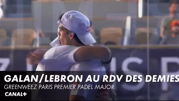 Victoire facile de Galan/Lebron, qualifiés pour les 1/2 finales