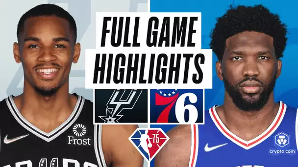 SPURS at 76ERS | FULL GAME HIGHLIGHTS | January 7, 2022