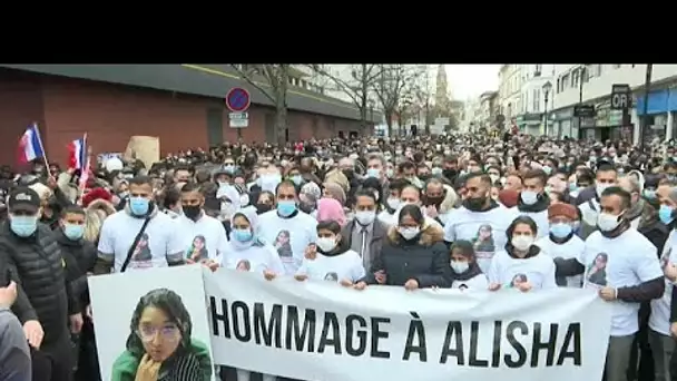 Harcèlement scolaire : l'hommage à Alisha, 14 ans, harcelée et tuée à Argenteuil