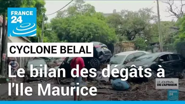 Île Maurice : les dégâts après le passage du cyclone Belal • FRANCE 24