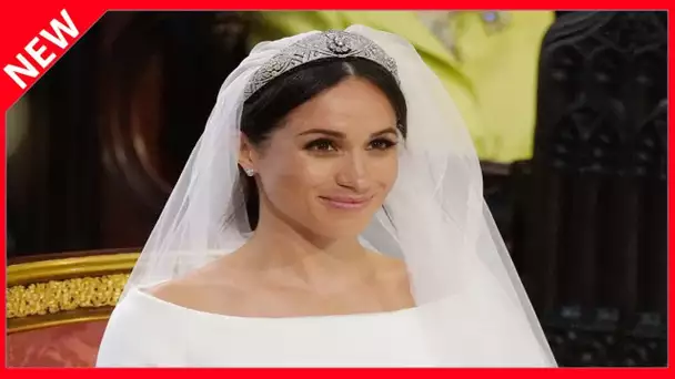 ✅  Meghan Markle : où sont passées sa tiare et sa robe de mariée ?