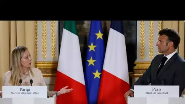 France-Italie : ce qu'il faut retenir de l'entrevue entre Giorgia Meloni et Emmanuel Macron