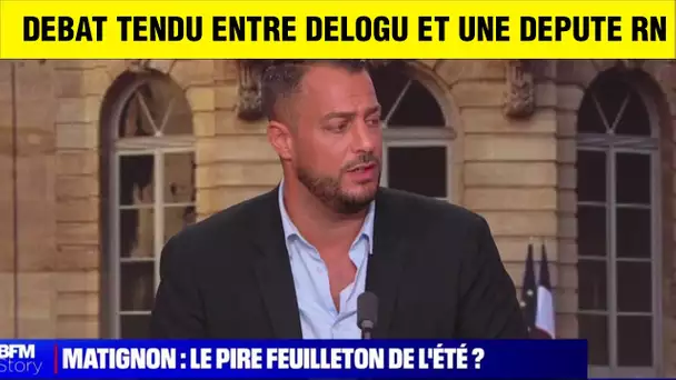 DEBAT TENDU ENTRE DELOGU ET UN DEPUTE RN (c'est chaud sur BFM)