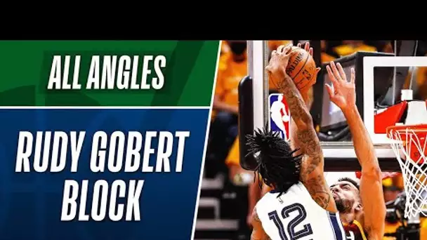 ALL ANGLES: 🚨 RUDY GOBERT MEETS JA FOR THE MONSTER BLOCK! 🚨