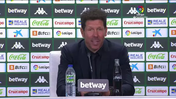 Rueda de prensa Real Betis vs Atlético de Madrid