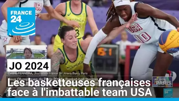 JO 2024 : les basketteuses françaises face à l'imbattable team USA • FRANCE 24