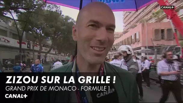 Zinédine Zidane sur la grille du Grand Prix de Monaco ! - F1