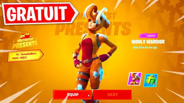 LE SECRET POUR DEBLOQUER UN NOUVEAU SKIN GRATUIT SUR FORTNITE !