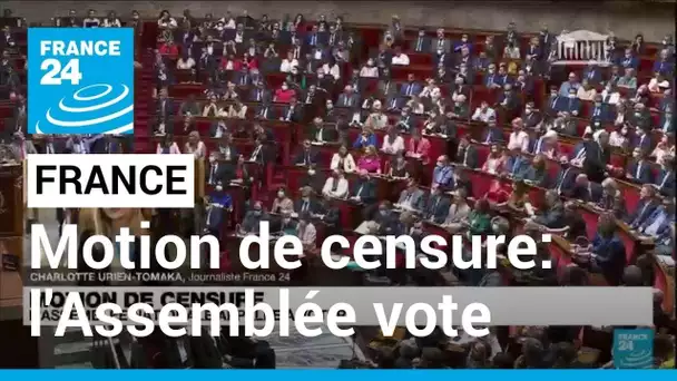 Motion de censure : l'Assemblée nationale appelée à voter • FRANCE 24