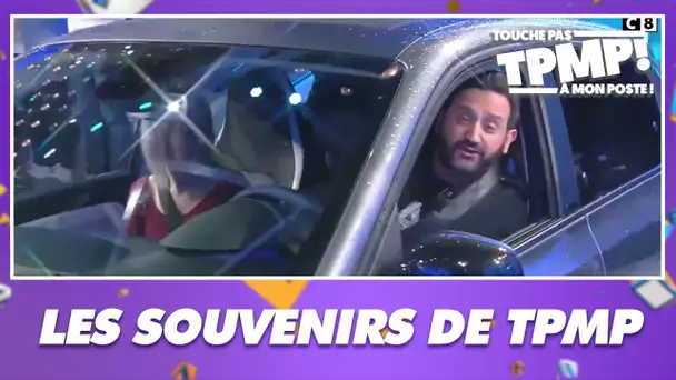 La folle arrivée de Cyril en voiture sur le plateau de TPMP