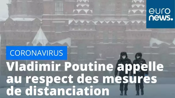 Coronavirus : Vladimir Poutine appelle les Moscovites à respecter le confinement