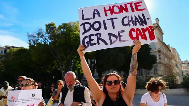 «On est toutes Gisèle» : manifestations de soutien aux victimes de viols dans toute la France