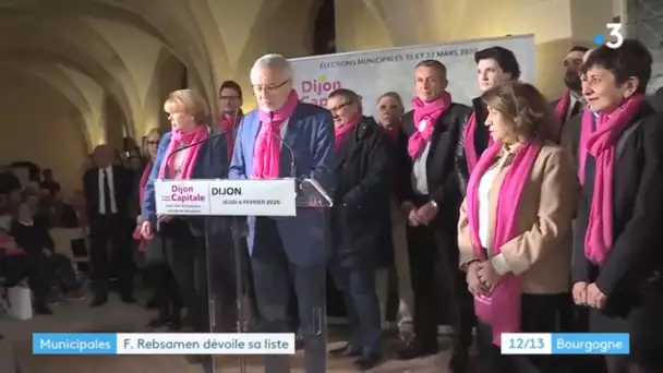 Municipales 2020 à Dijon : François Rebsamen présente sa liste