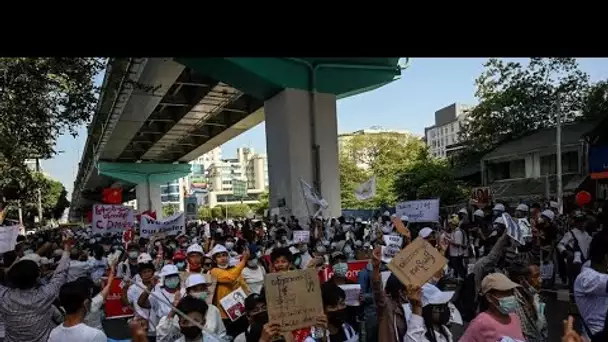 Birmanie : les manifestants toujours aussi nombreux malgré la répression