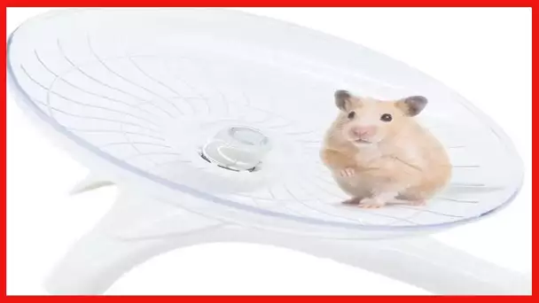 Hamster Flying Saucer Silent Running Exercise Wheel for Hamsters, Gerbils, Mice ,Hedgehog and Other