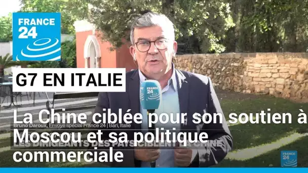 Les dirigeants du G7 ciblent la Chine pour son soutien à Moscou et sa politique commerciale