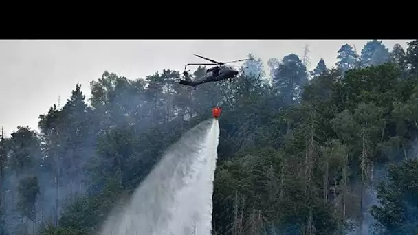 Feux de forêt : la France et la République tchèque toujours en proie aux flammes