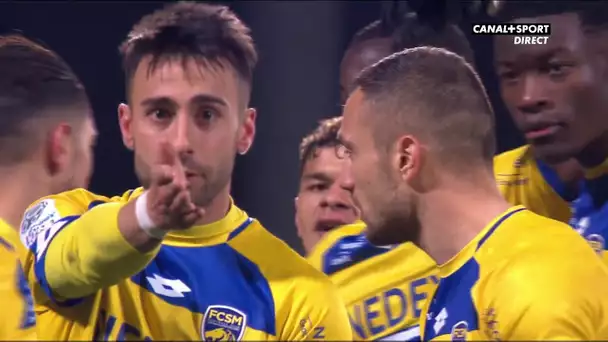 Ligue 2 - 28ème journée : Rafael Navarro Mazueco égalise sur penalty pour Sochaux !