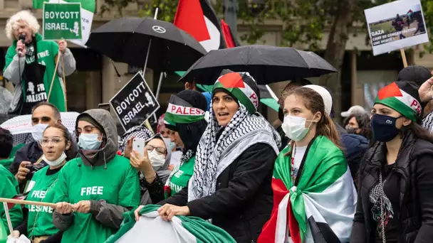 Attaque du Hamas contre Israël : les images des manifestations pro-palestiennes