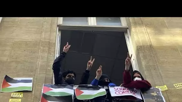 France : des étudiants propalestiniens bloquent Science Po Paris