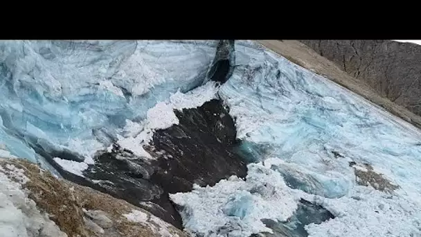 Glacier effondré de la Marmolada : Rome met en cause le réchauffement climatique